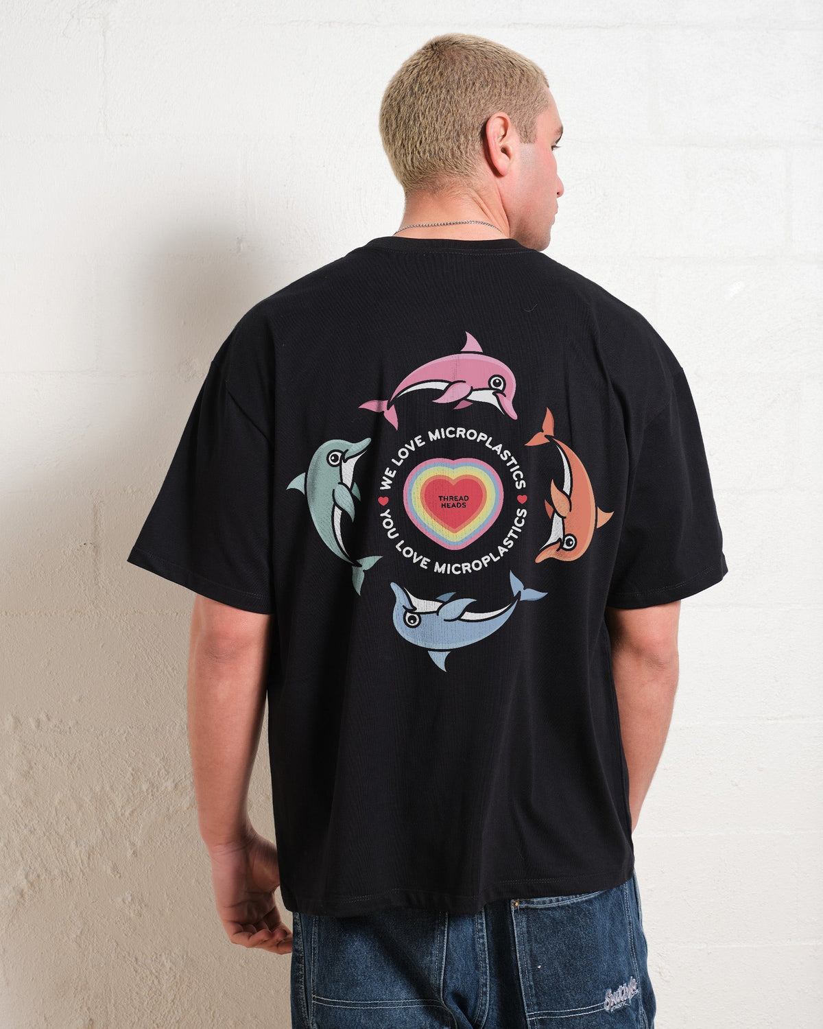 We Love Microplastics Oversized Tee Unisex