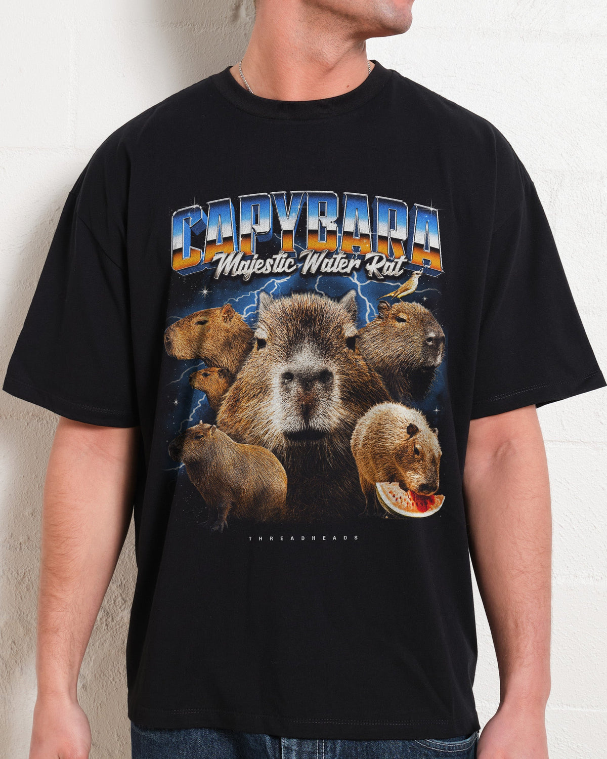 Capybara Water Rat Oversized Tee Unisex