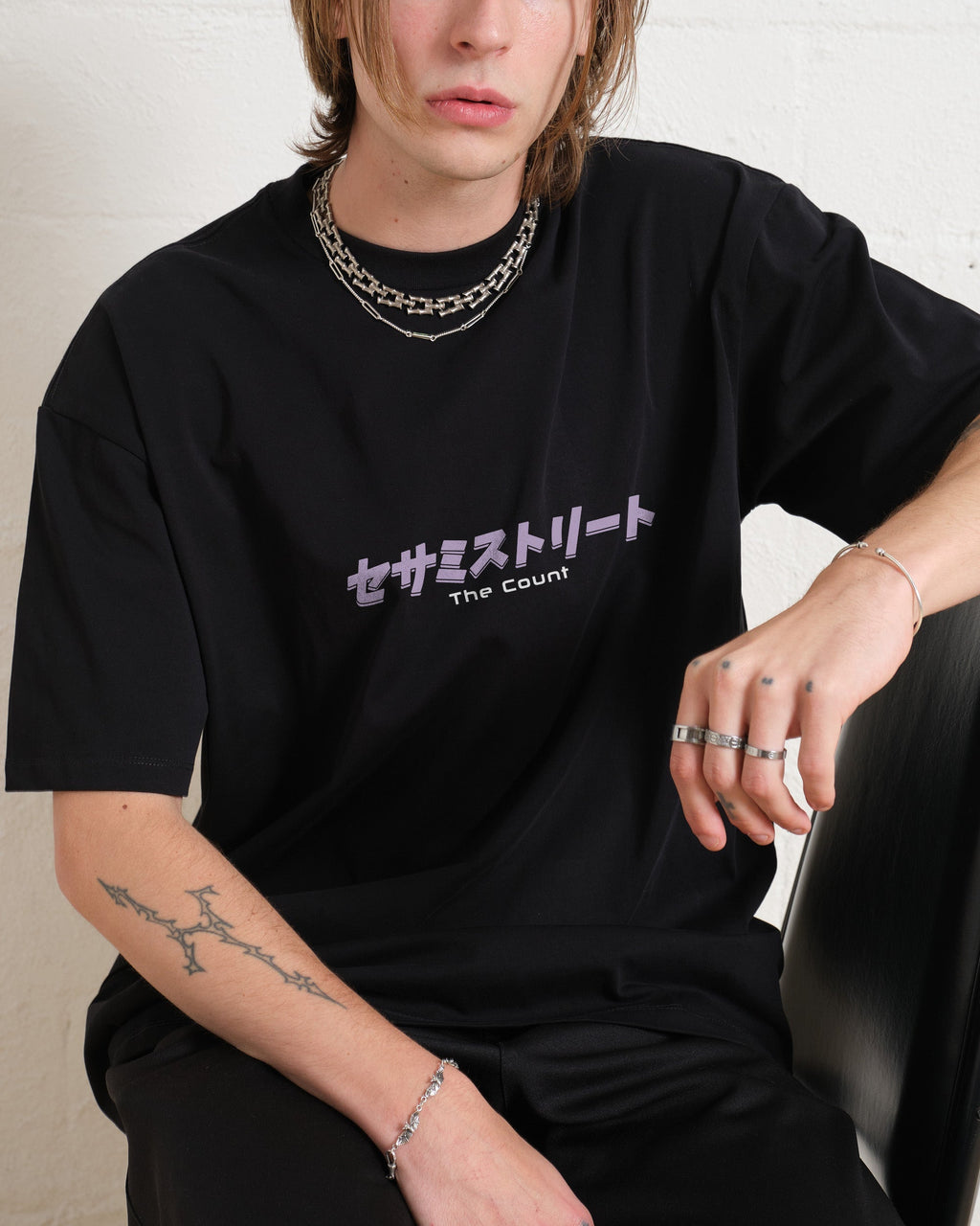 Japan Count Front and Back Oversized Tee Unisex