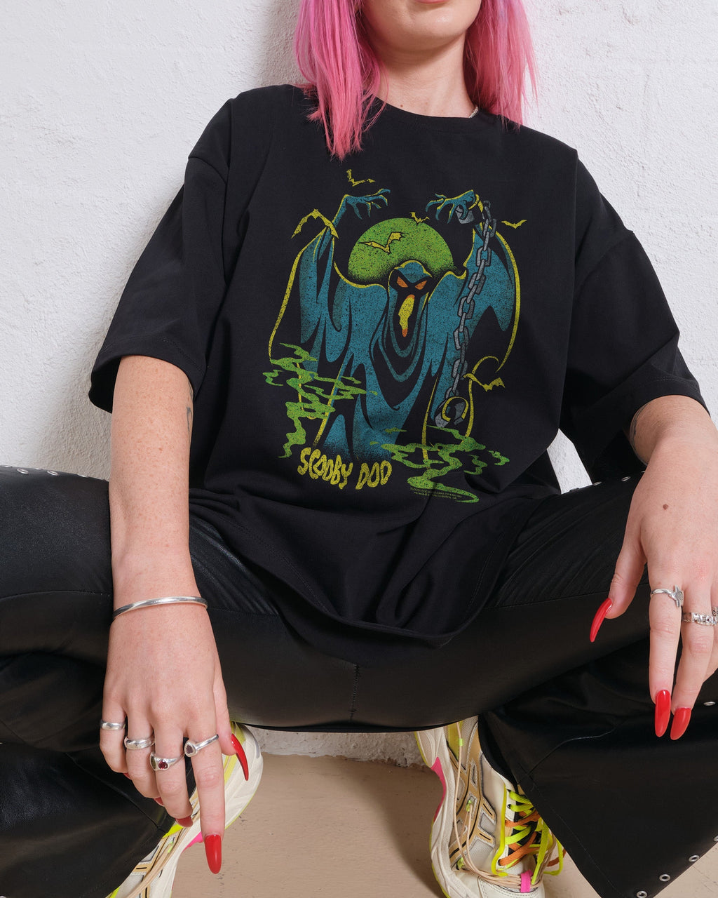 Scooby-Doo Green Ghost Oversized Tee Unisex