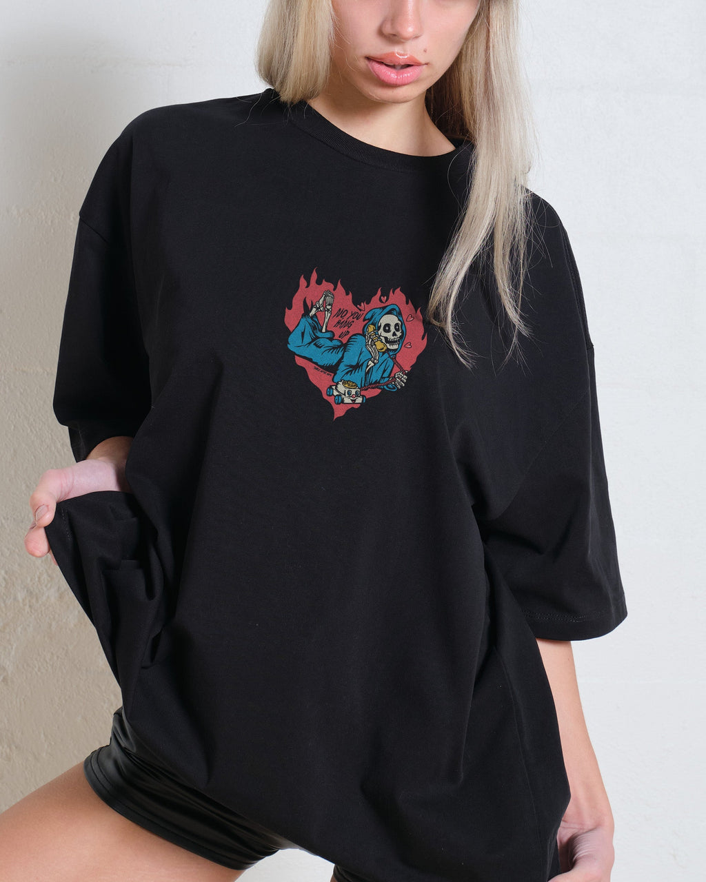 No You Hang Up Oversized Tee Unisex
