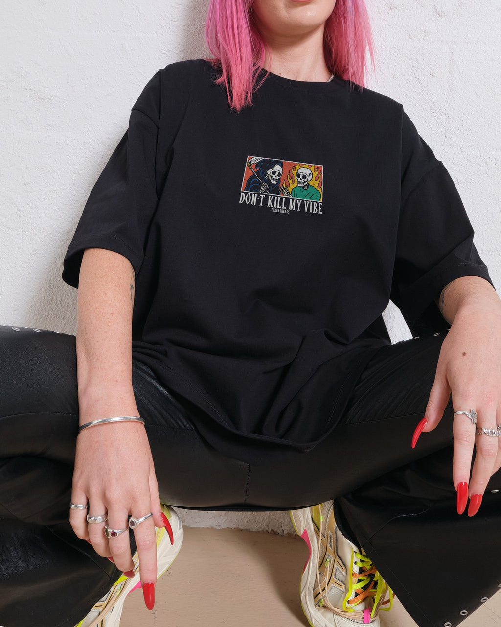 Don't Kill My Vibe Oversized Tee Unisex