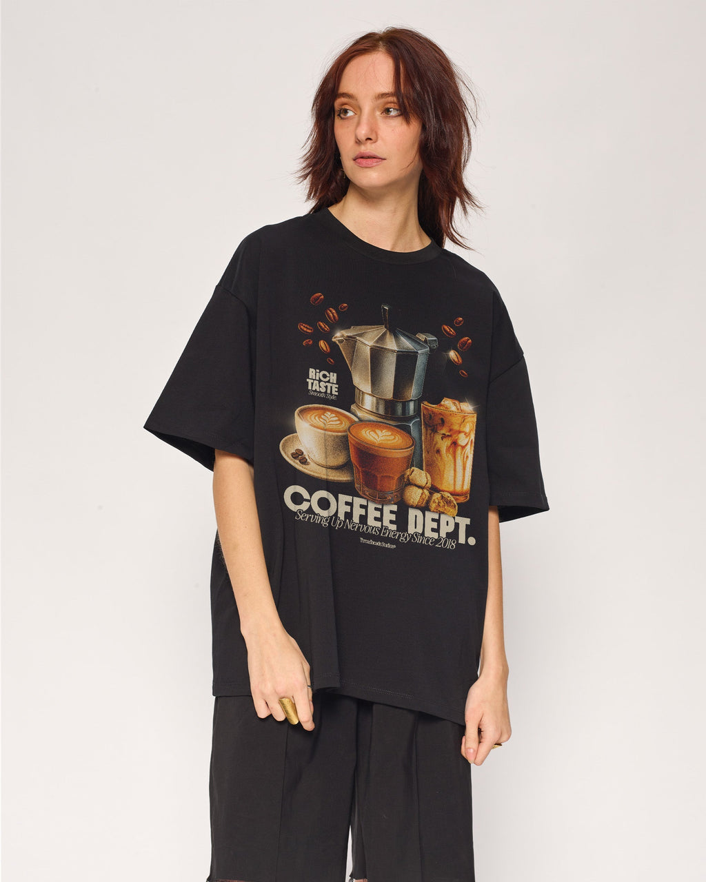 Coffee Dept Oversized Tee Unisex