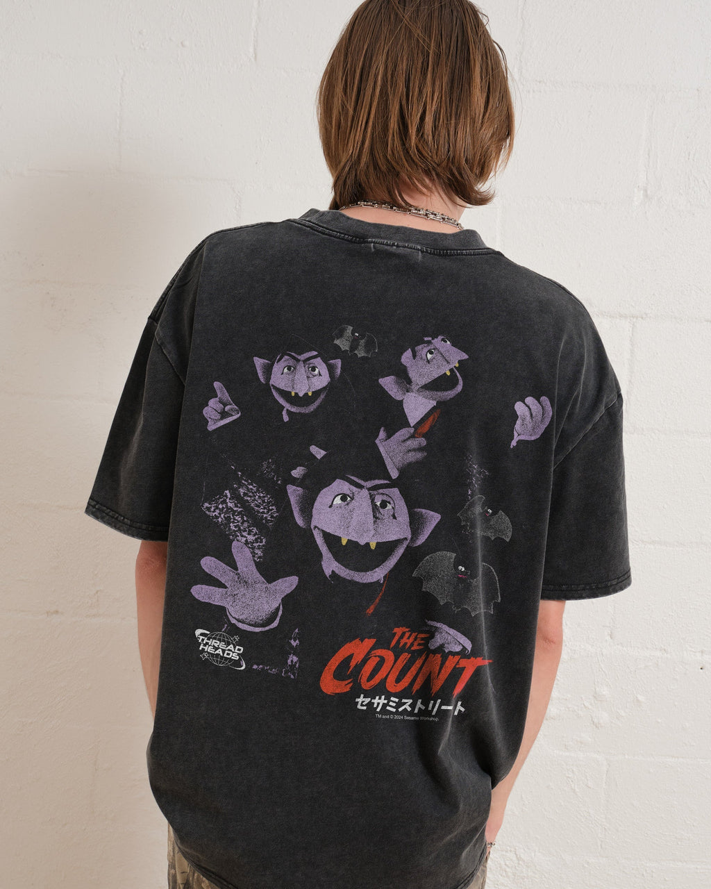 Japan Count Front and Back Oversized Tee Unisex
