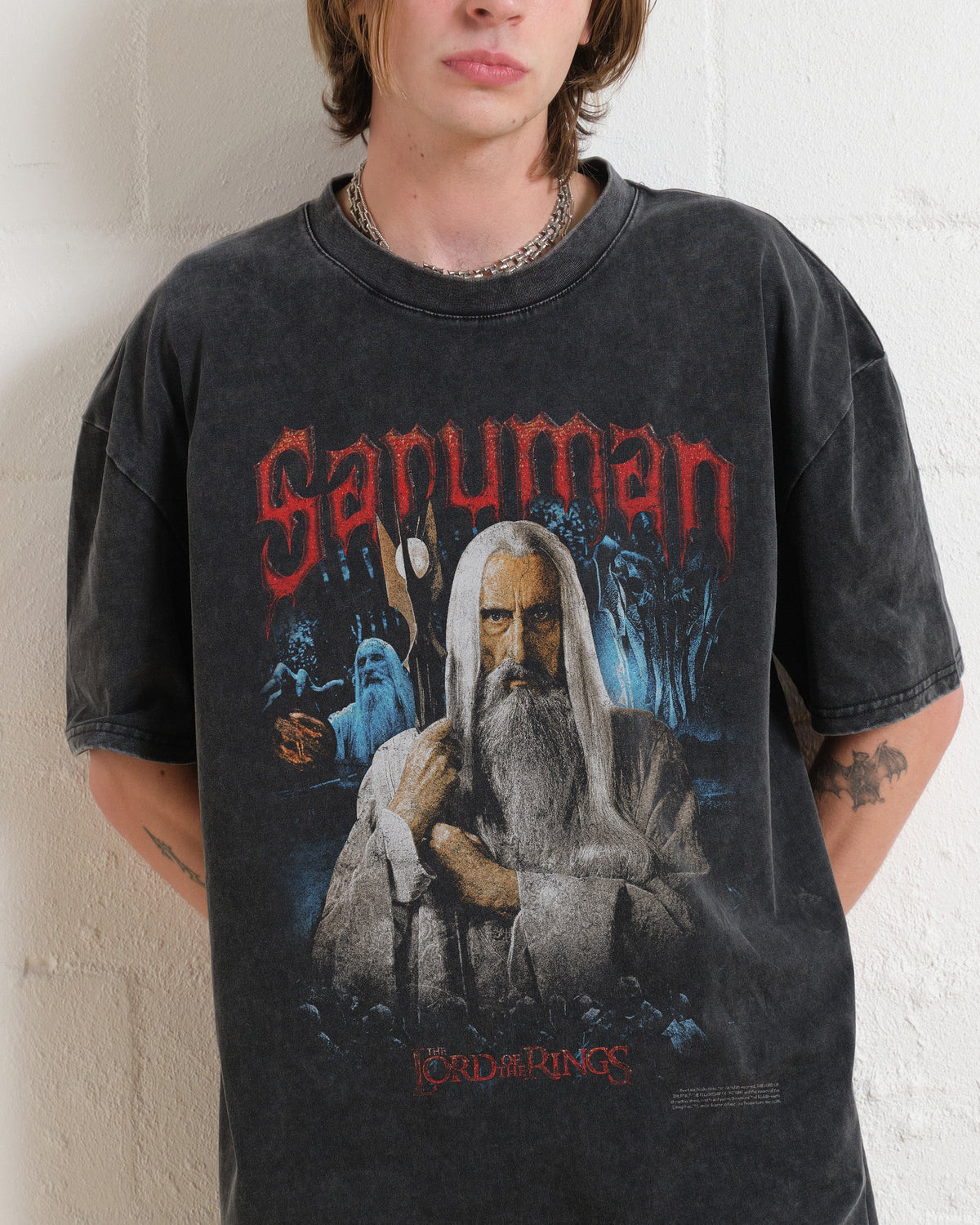 Vintage Saruman Oversized Tee Unisex