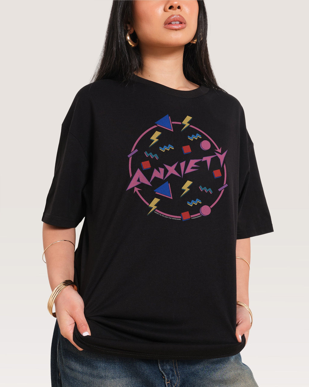 Anxiety Oversized Tee Unisex