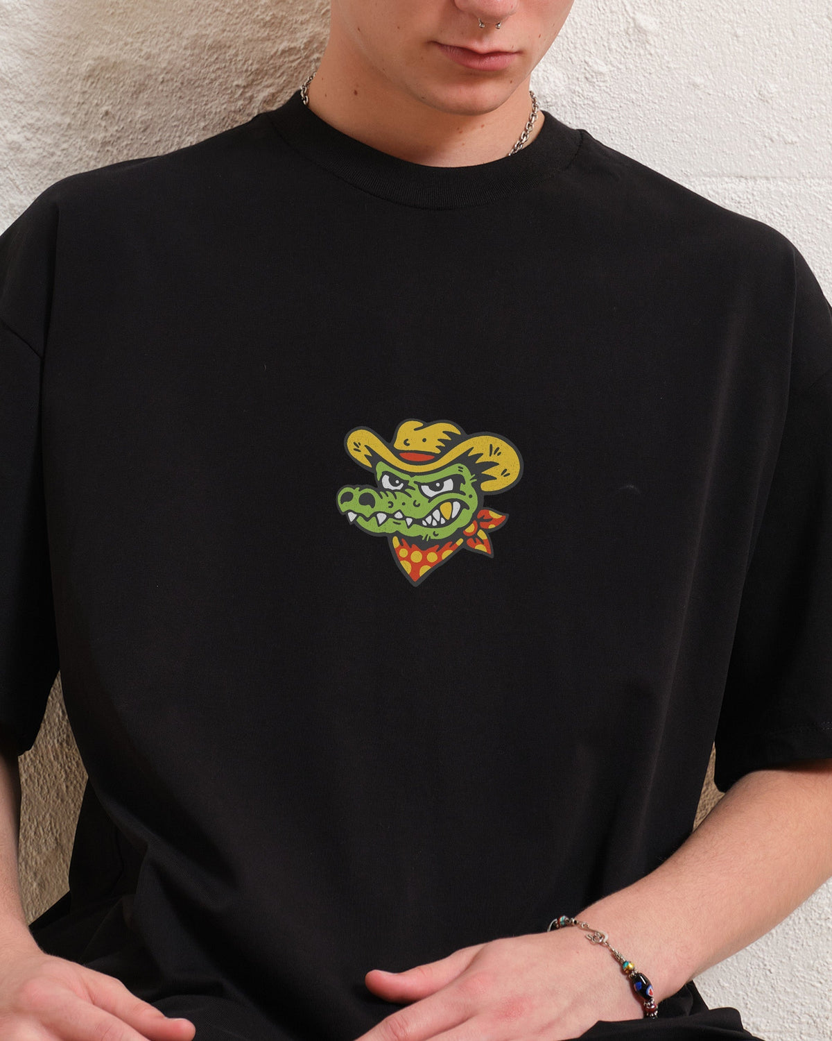 Yee Haw Crocodile Oversized Tee Unisex