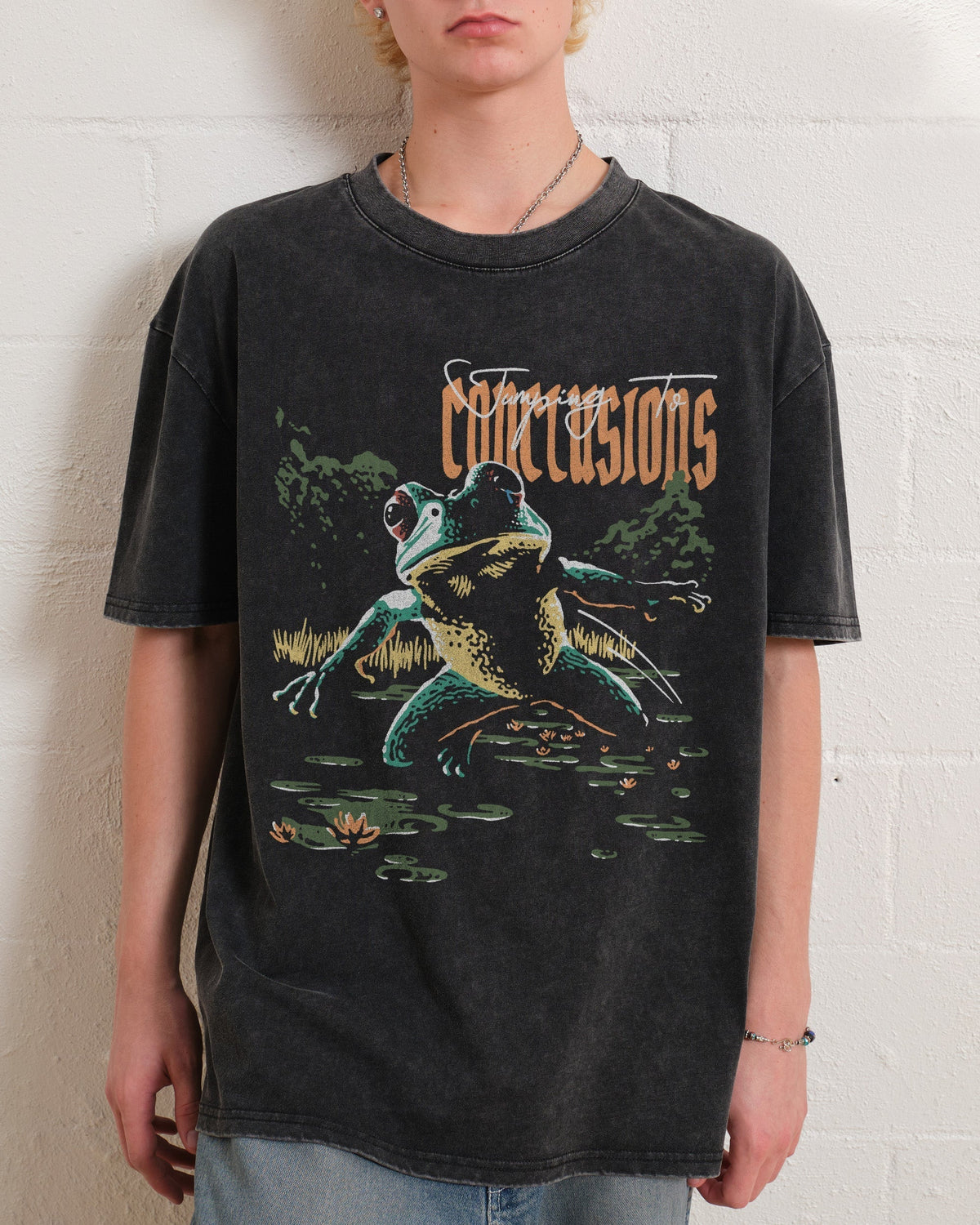Jumping To Conclusions Oversized Tee Unisex