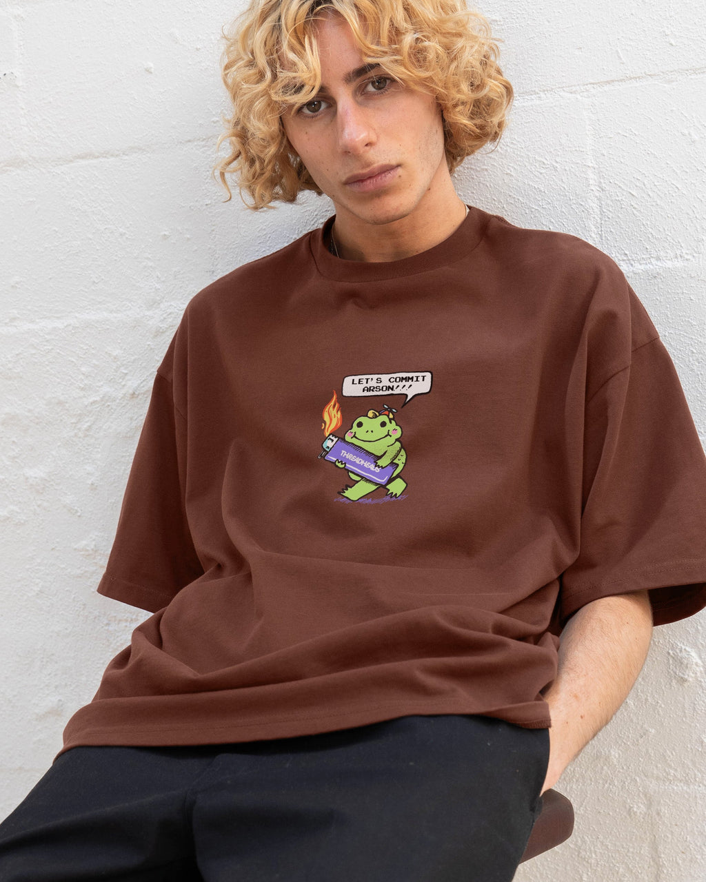Let's Commit Arson Oversized Tee Unisex