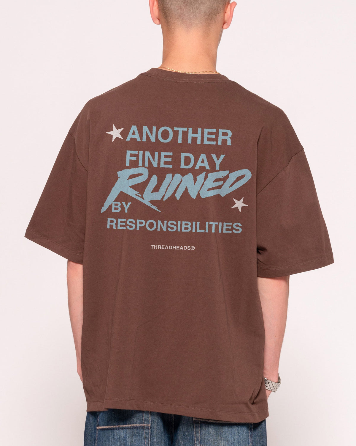 Another Fine Day Ruined Oversized Tee Unisex