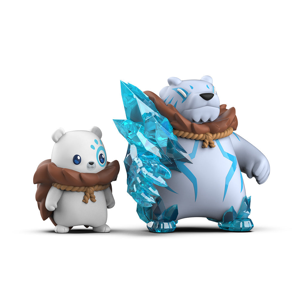 Casting Shadows: Frost Polarpaw & Frost the Merciless Vinyl Figure Set Unisex