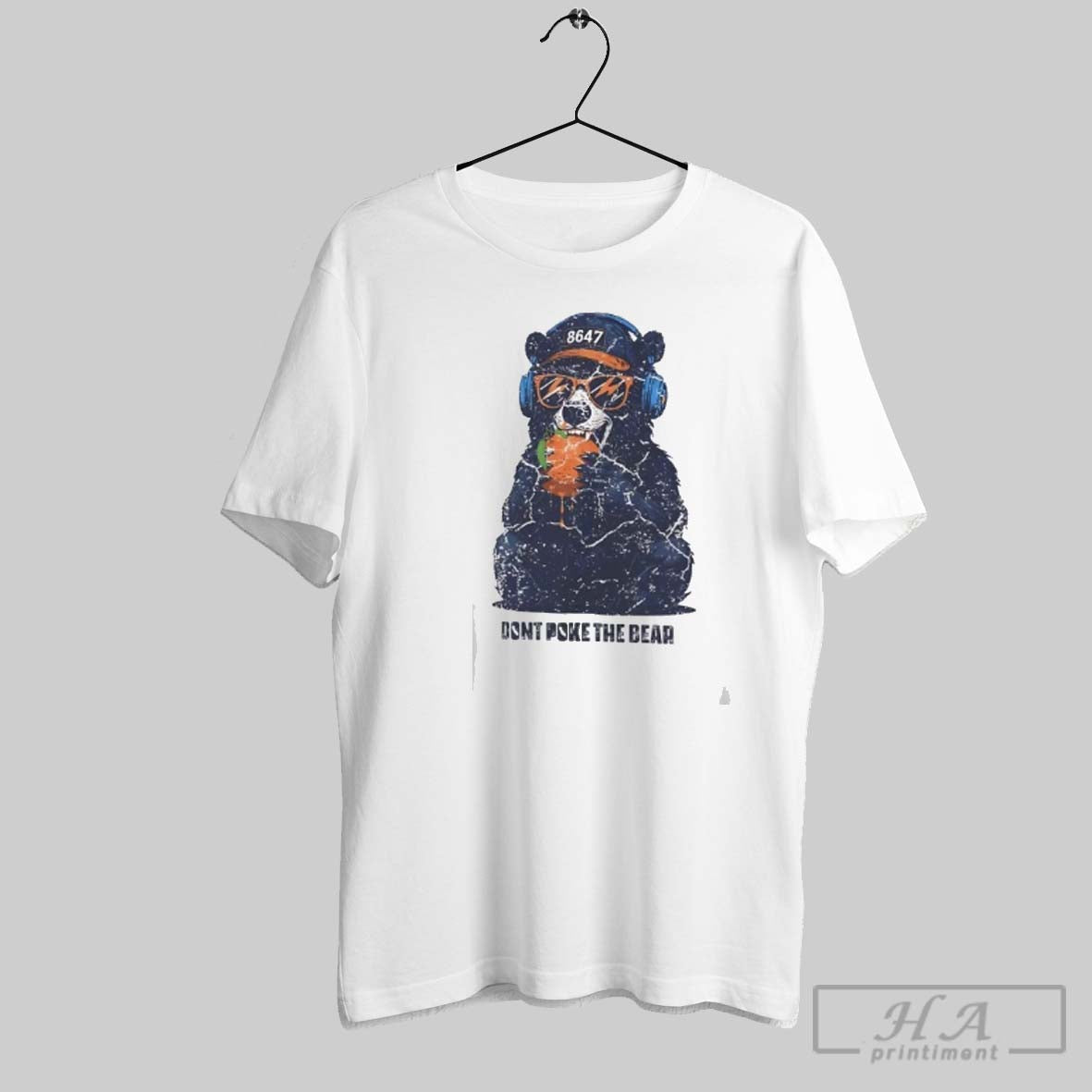 California 86 47 Dont Poke The Bear Eating Orange Unisex
