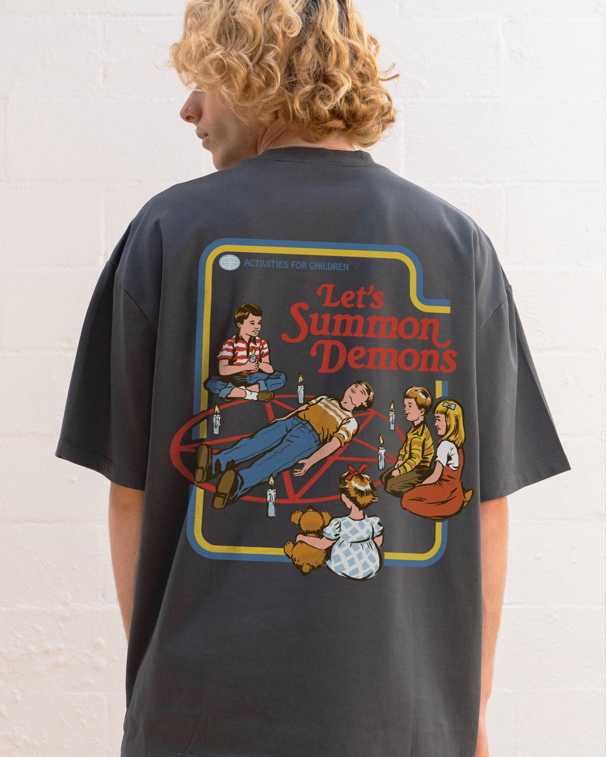 Let's Summon Demons Front and Back Oversized Tee Unisex