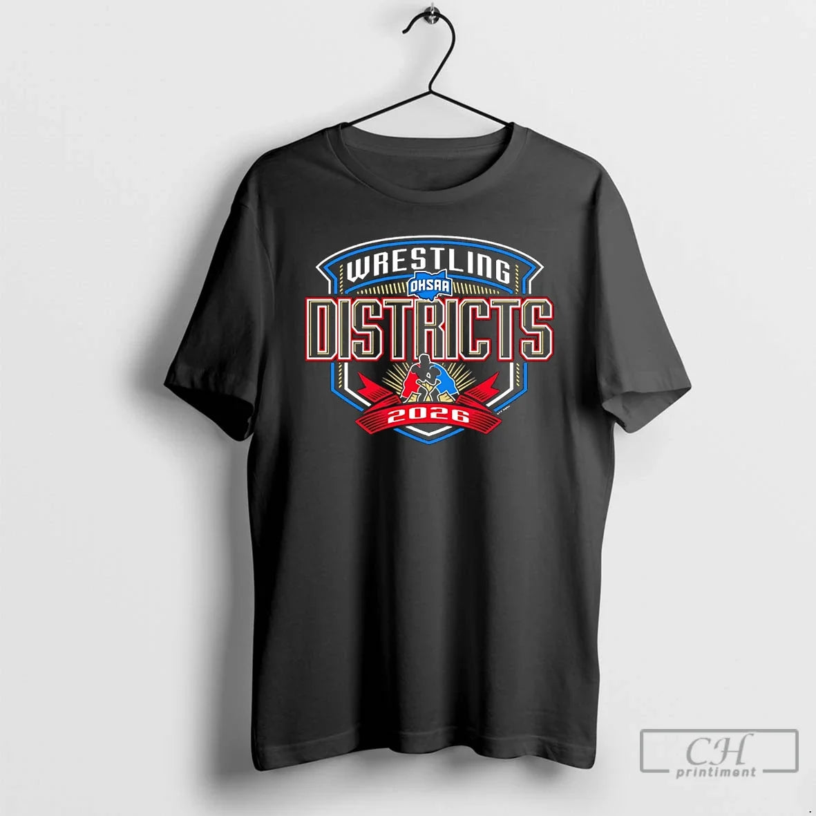 Classic 2026 Ohsaa Boys Wrestling Districts Logo Unisex