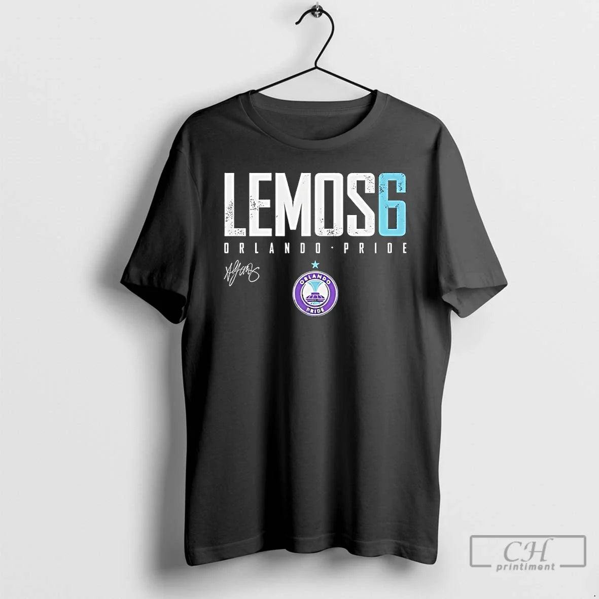 Classic Ally Lemos 6 Orlando Pride Name And Number Signature Unisex