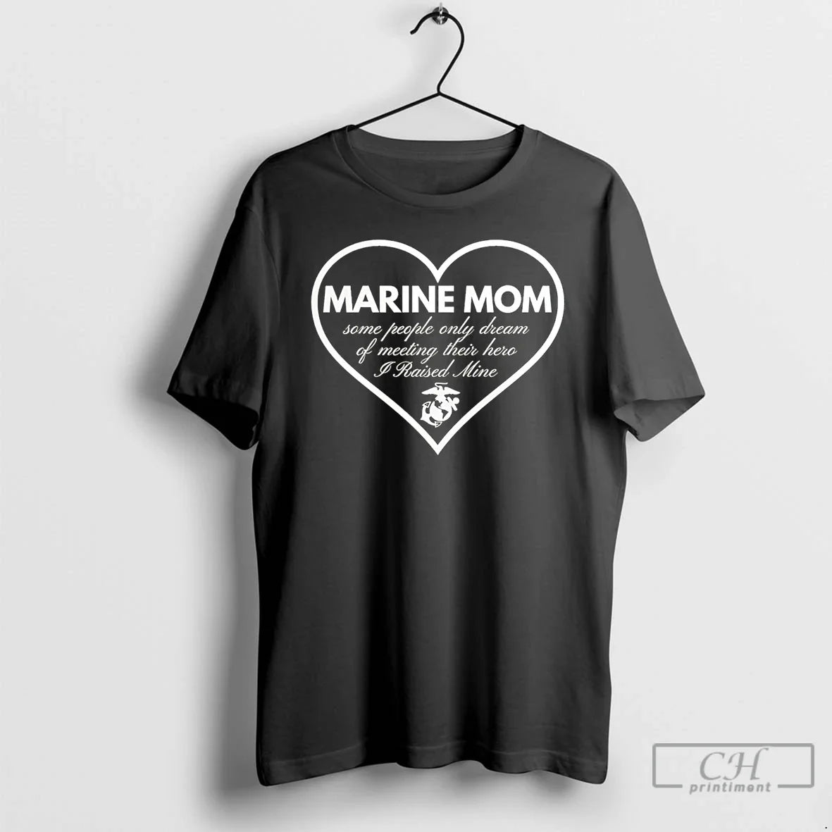 Classic Amy Z Special Request Marine Mom I Raised Mine Unisex