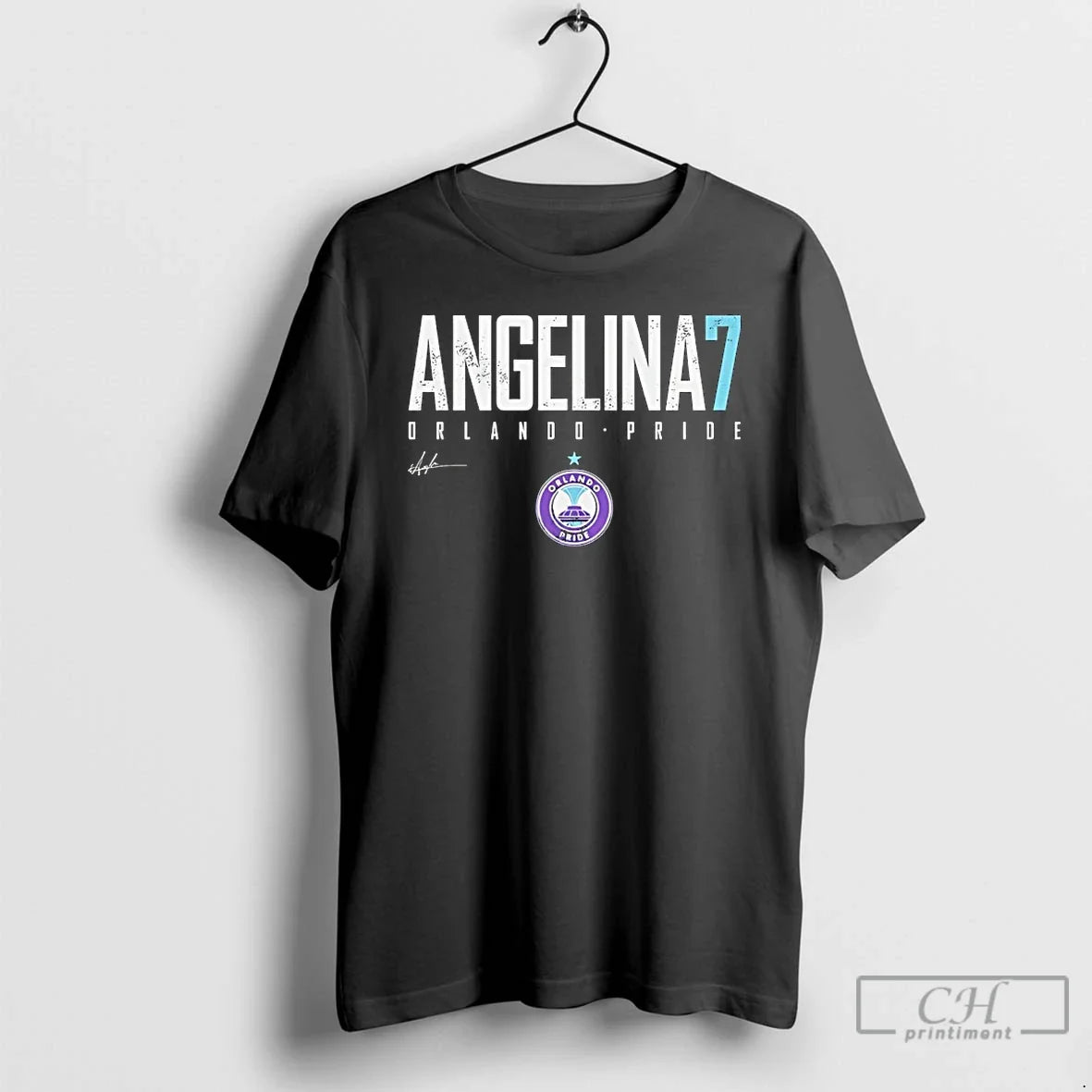 Classic Angelina 7 Orlando Pride Name And Number Signature Unisex