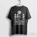 Classic Chicago Cubs Skeleton Autism Its Not A Disability Its A Different Ability T Shirts