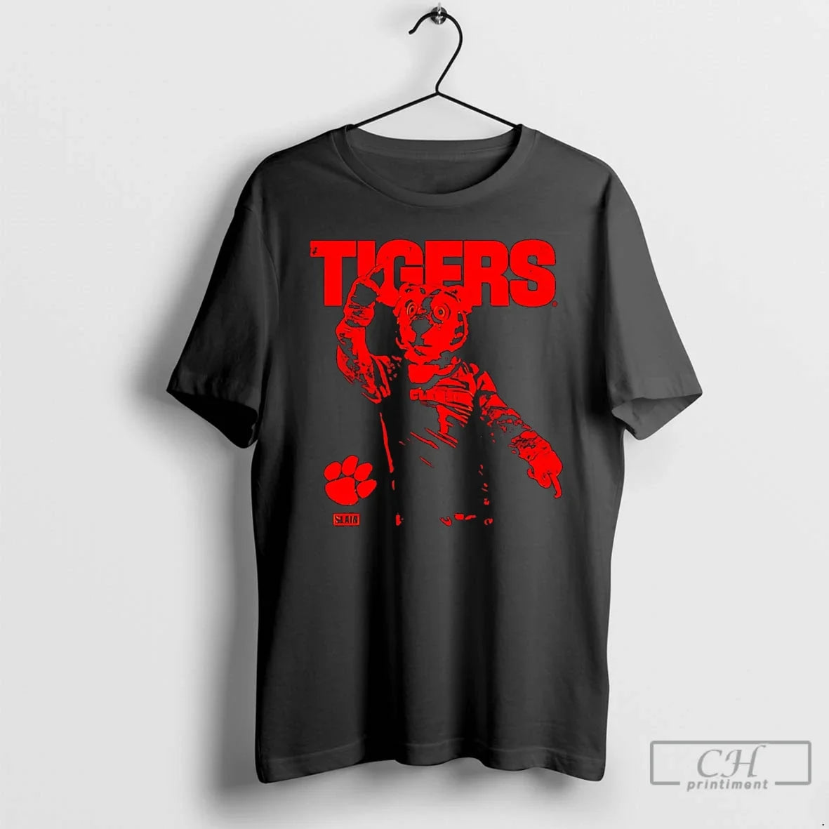 Classic Clemson Tigers Mascot Mode Slam Graphic Unisex