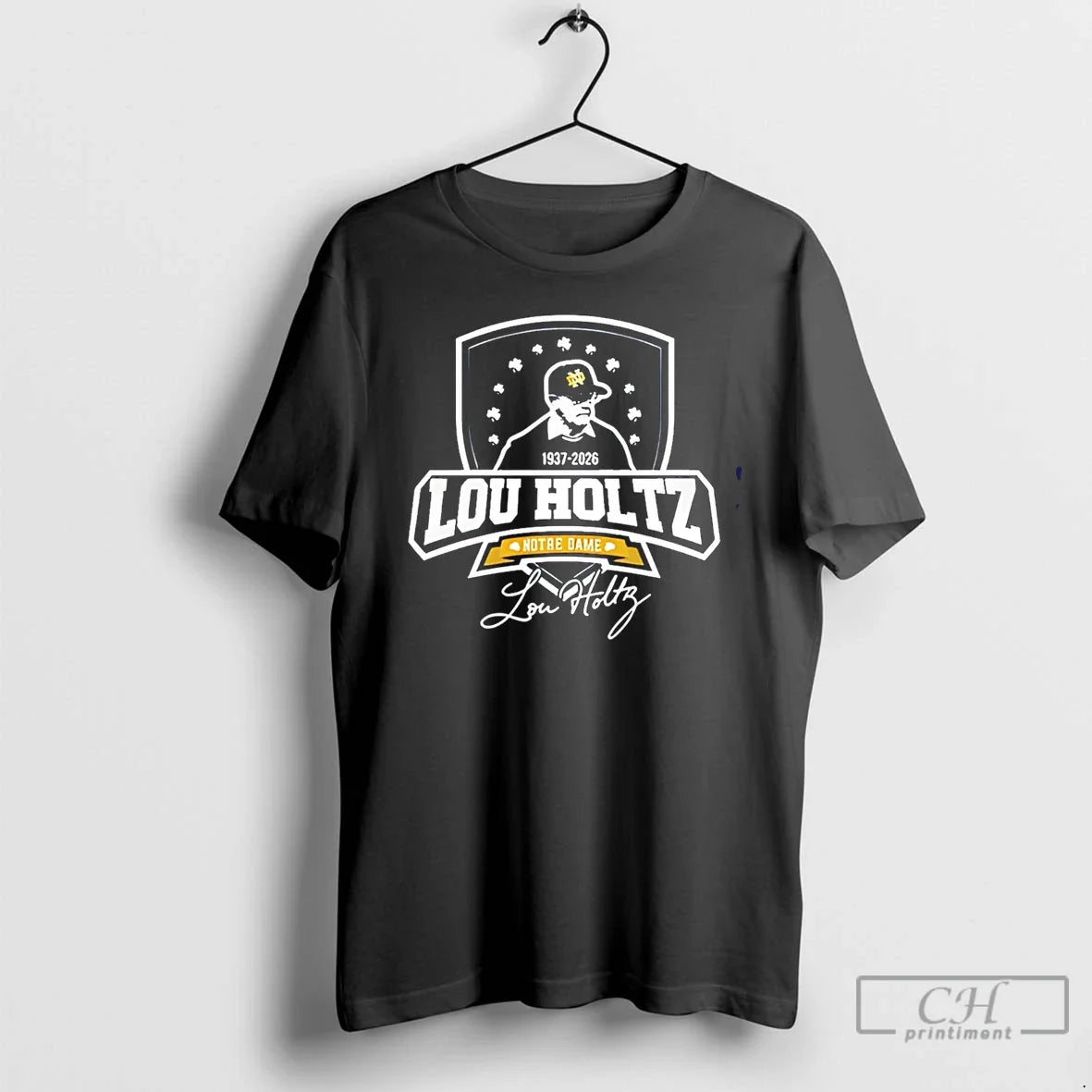 Classic Coach Lou Holtz Notre Dame Irish Signature Unisex