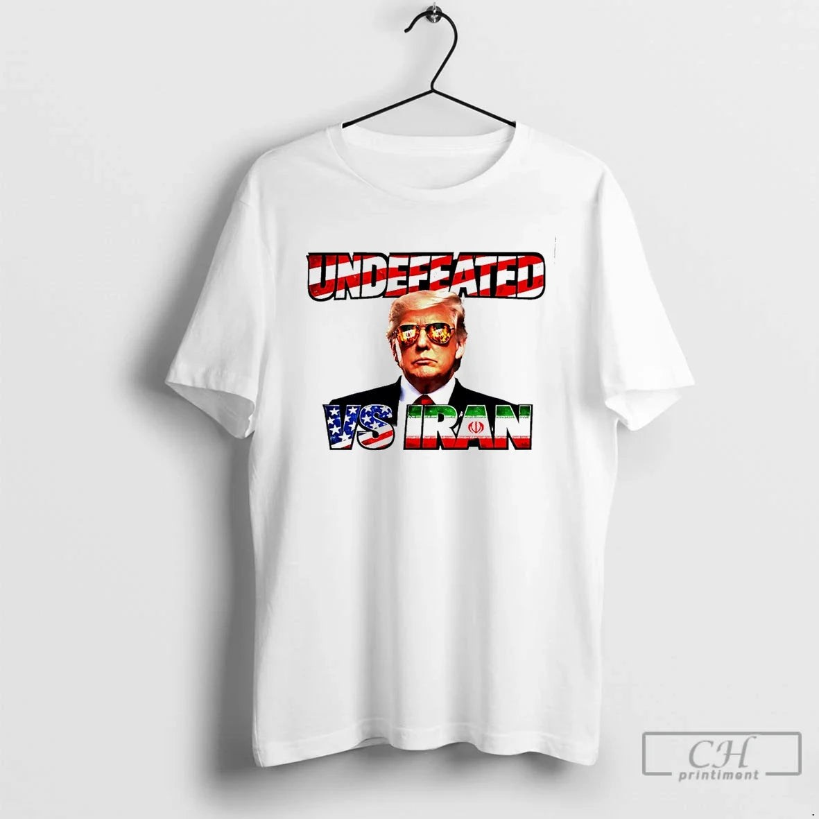 Classic Donald Trump Undefeated Vs Iran 2026 Unisex