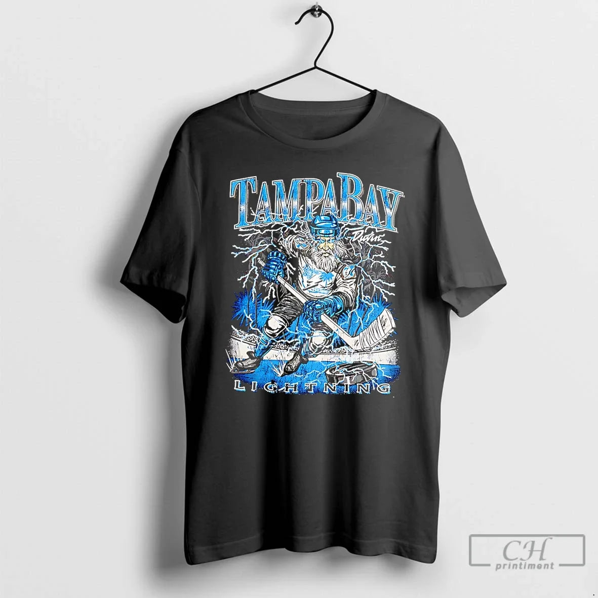 Classic Duvin X Tampa Bay Lightning Zeus Mascot Graphic Unisex