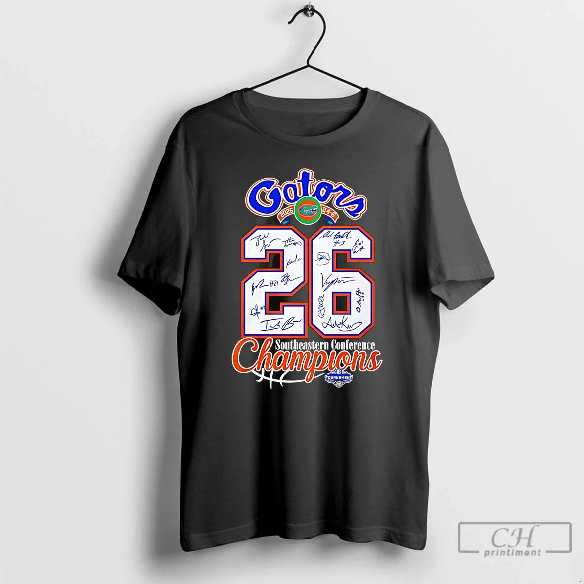 Classic Florida Gatos 2026 Southeastern Conference Champions 24 6 Signatures Unisex
