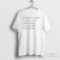 Classic Grumpy Angry Stupid How Long Since Last Sleep Question Unisex