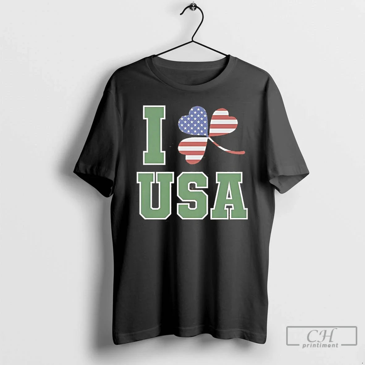 Classic I Love Usa St Patricks Day Unisex