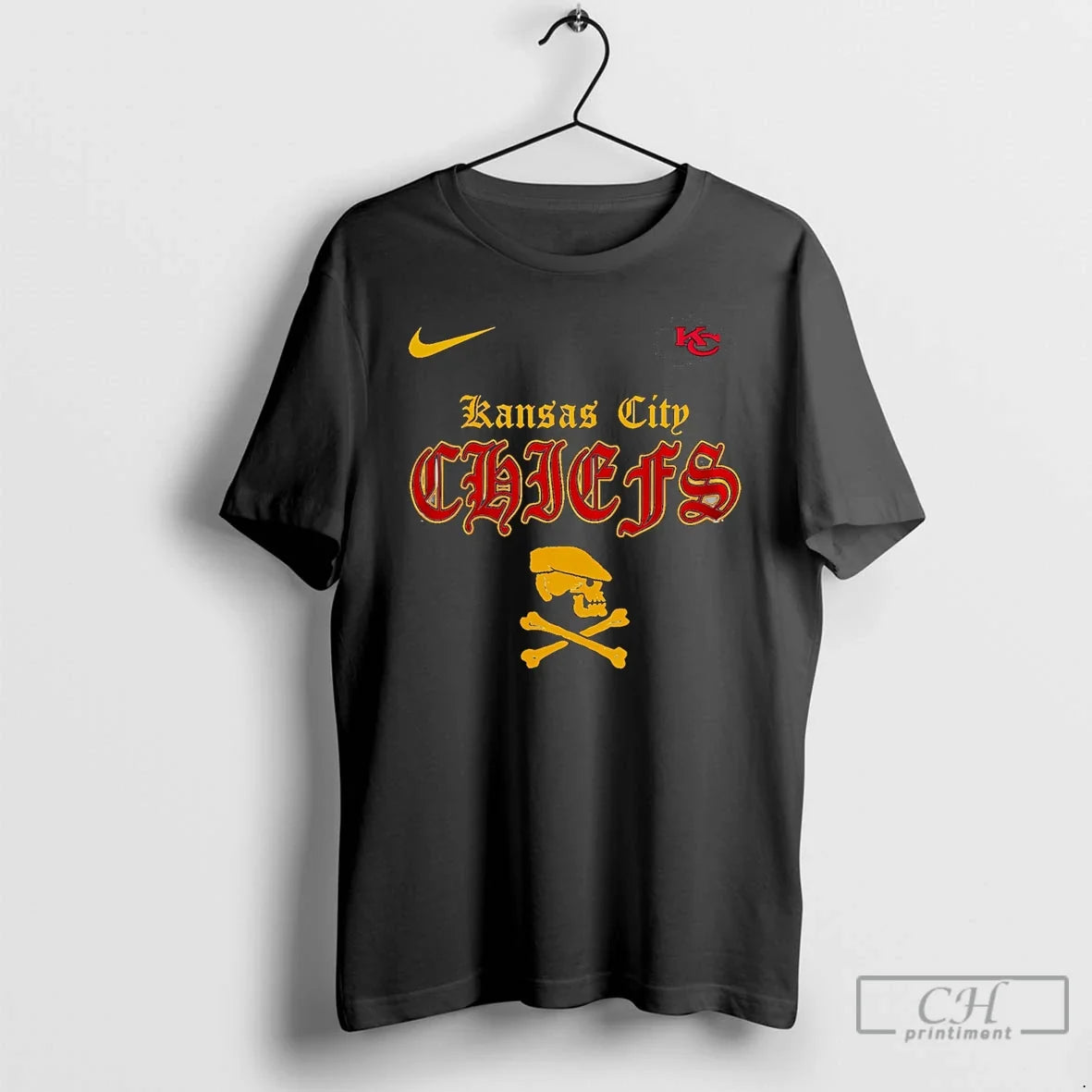 Classic Kansas City Chiefs X Dropkick Murphys Go Chiefs Skull Logo Unisex