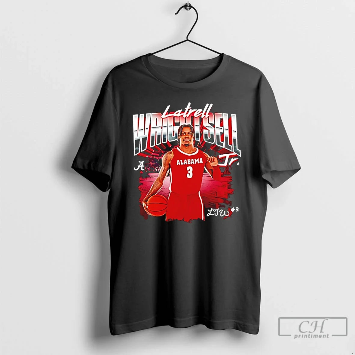 Classic Latrell Wrightsell Jr Alabama Basketball Ncaa Graphic 26 Unisex