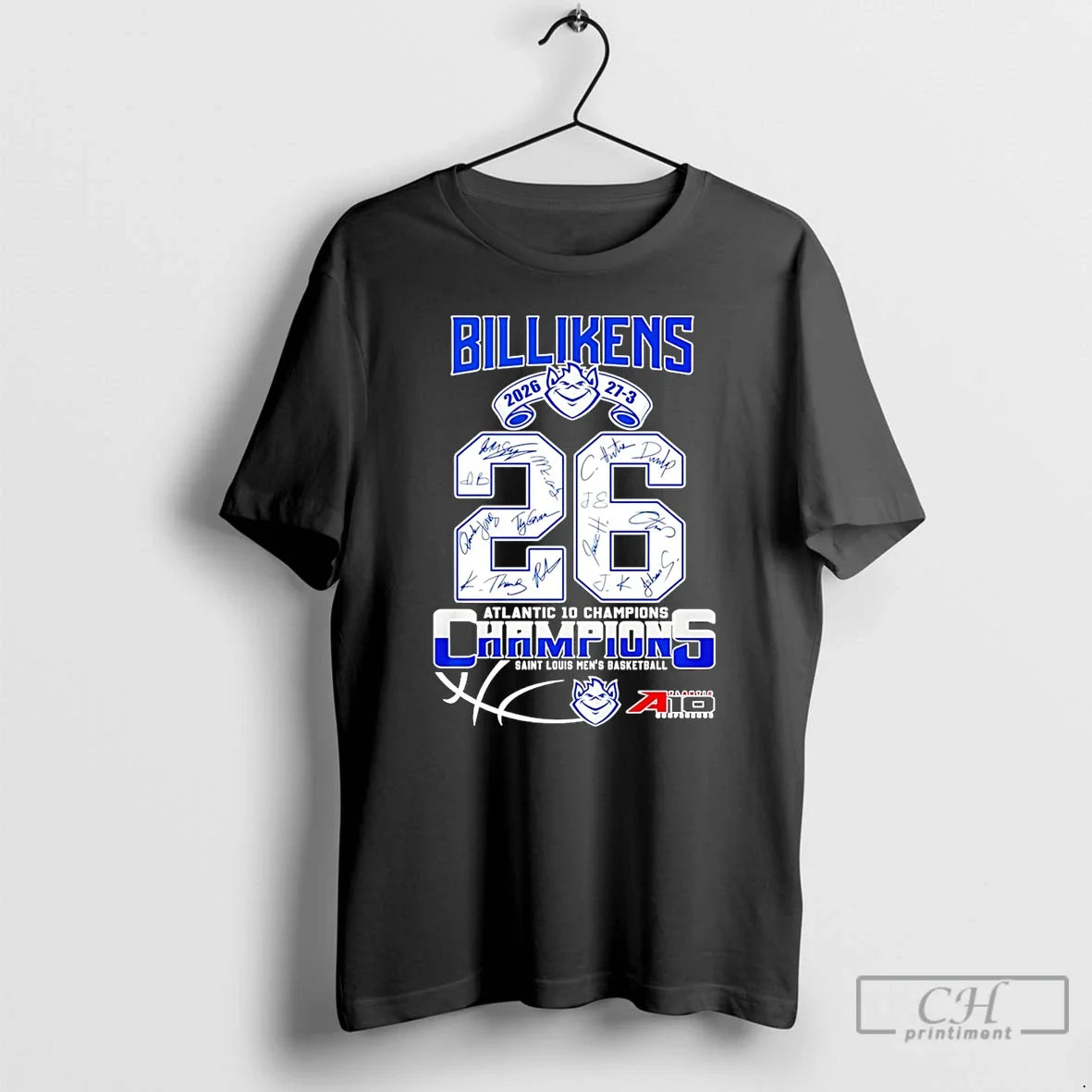 Classic Saint Louis Billikens Atlantic 10 Champions 2026 27 3 Signatures Unisex