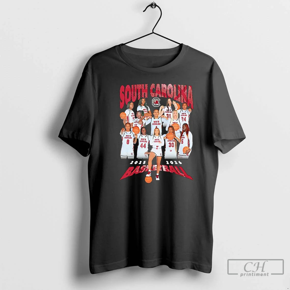 Classic South Carolina Womens Basketball 2025 2026 Team Collage Unisex
