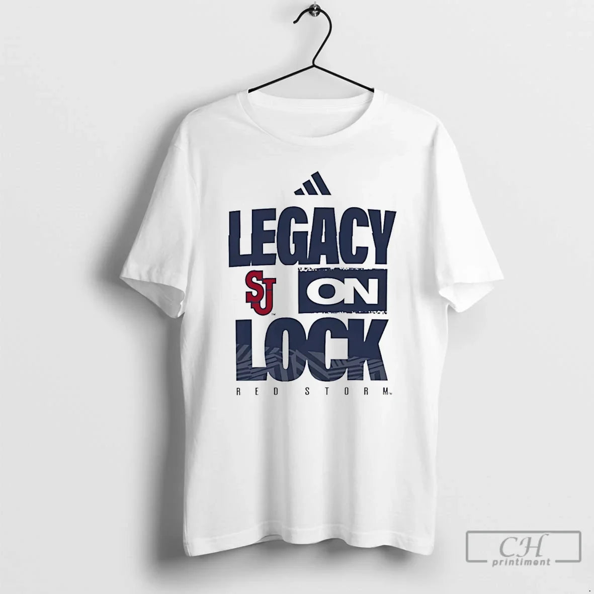 Classic St Johns Red Storm Legacy On Lock Logo Unisex