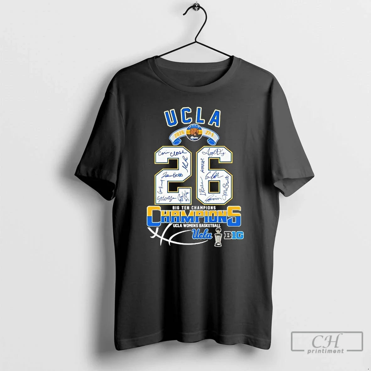 Classic Ucla Womens Basketball 2026 27 1 Big Ten Champions Signatures Unisex