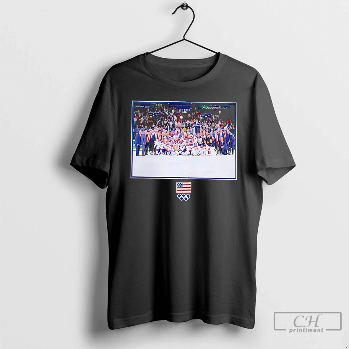 Classic Us Mens Olympic Hockey Medal Moment Unisex
