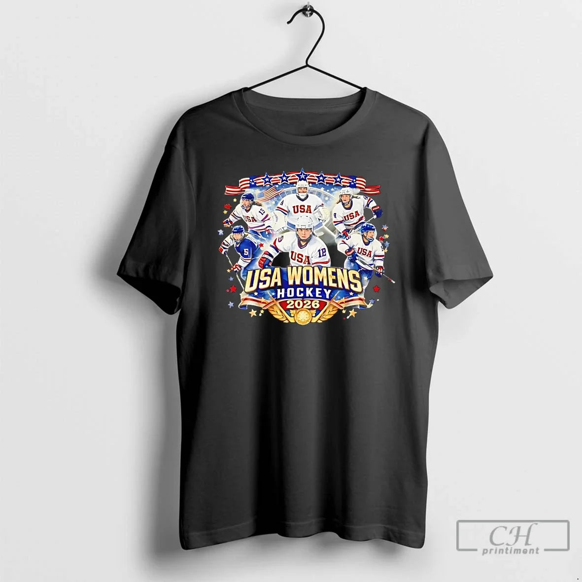 Classic Usa Womens Hockey 2026 Champions Graphic Unisex