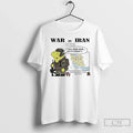 Classic War In Iran 2026 I Was There Dude And It Sucked Cartoon T Shirts Unisex