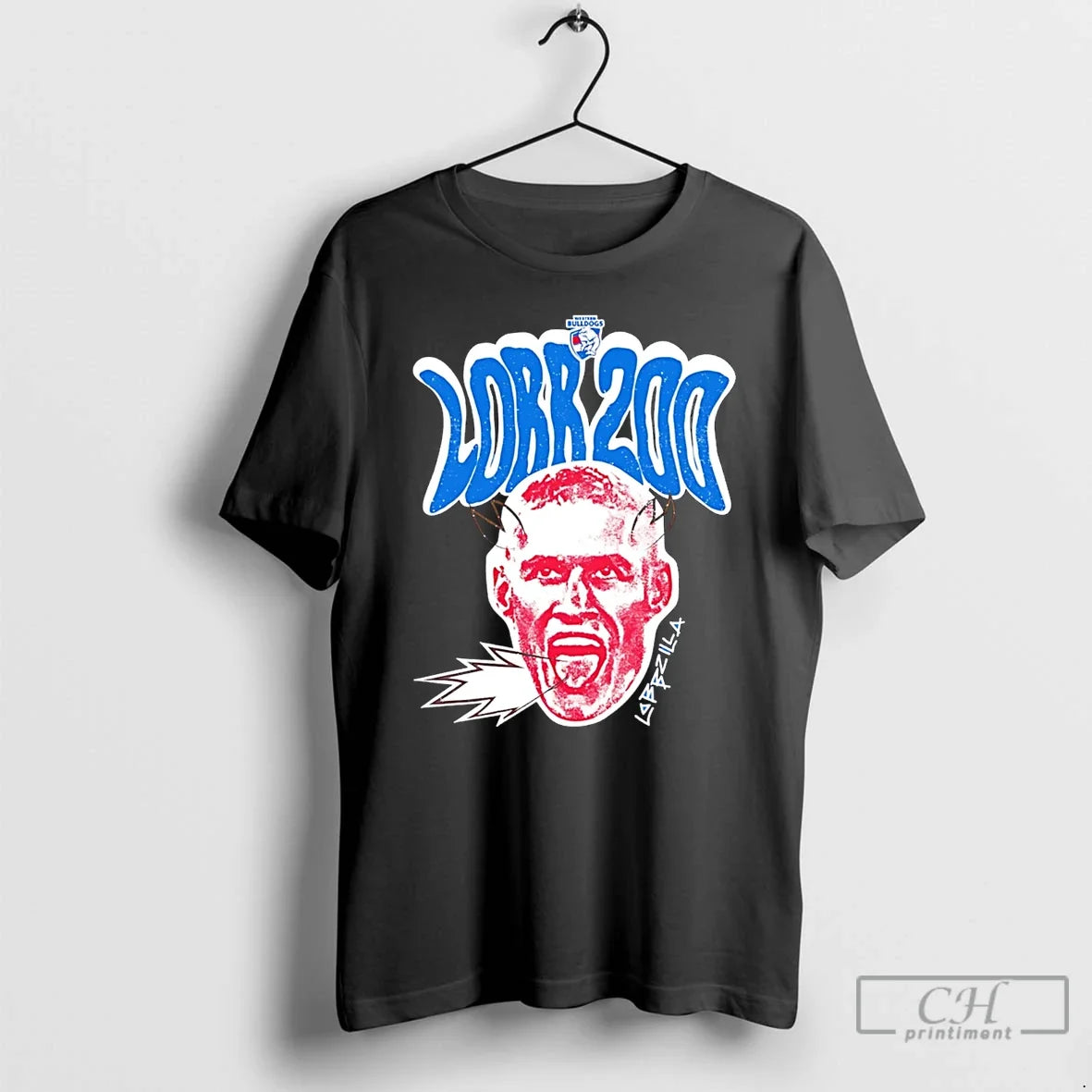Classic Western Bulldogs Lobbzilla 200 Games Big Head Unisex