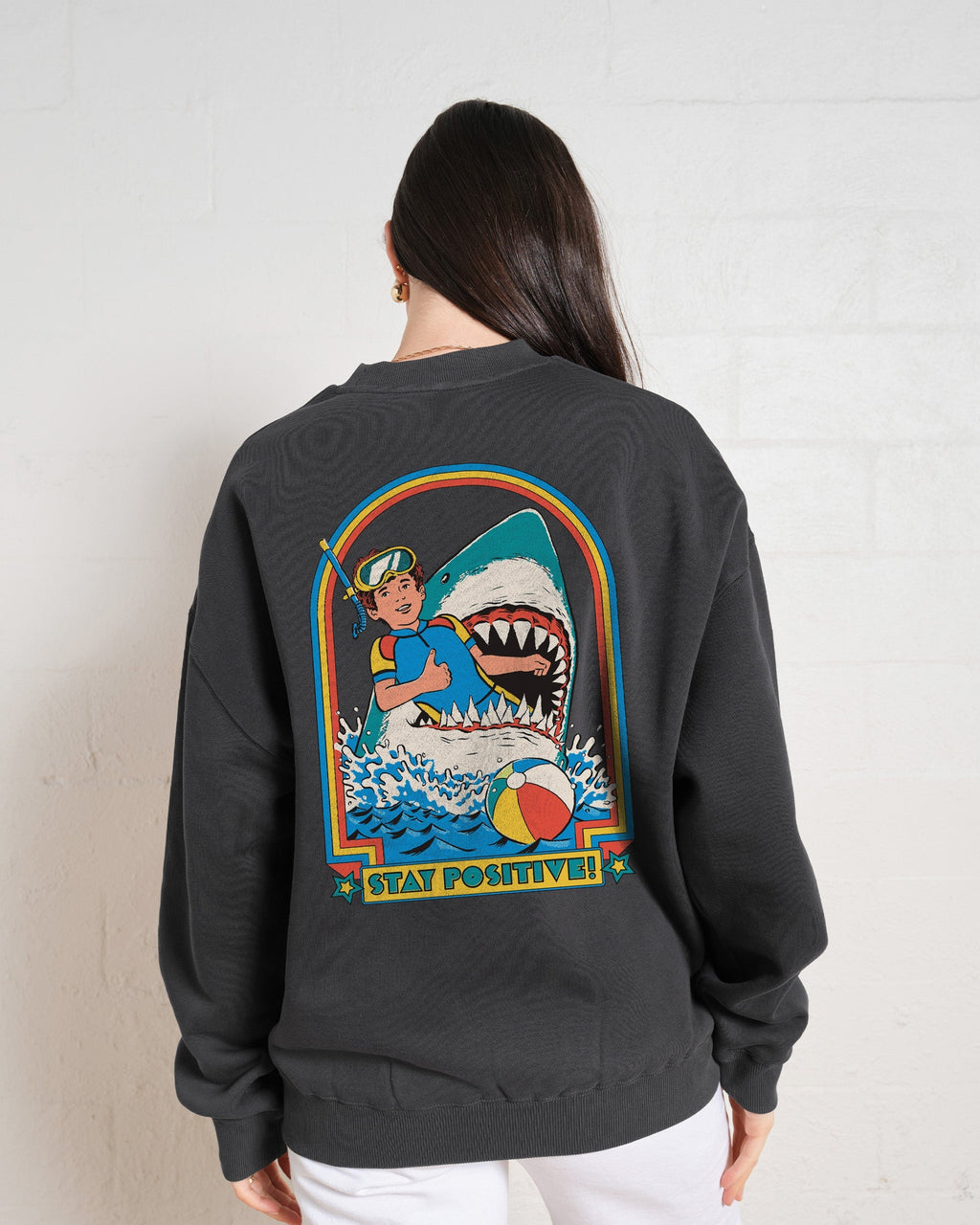 Stay Positive Front and Back Unisex