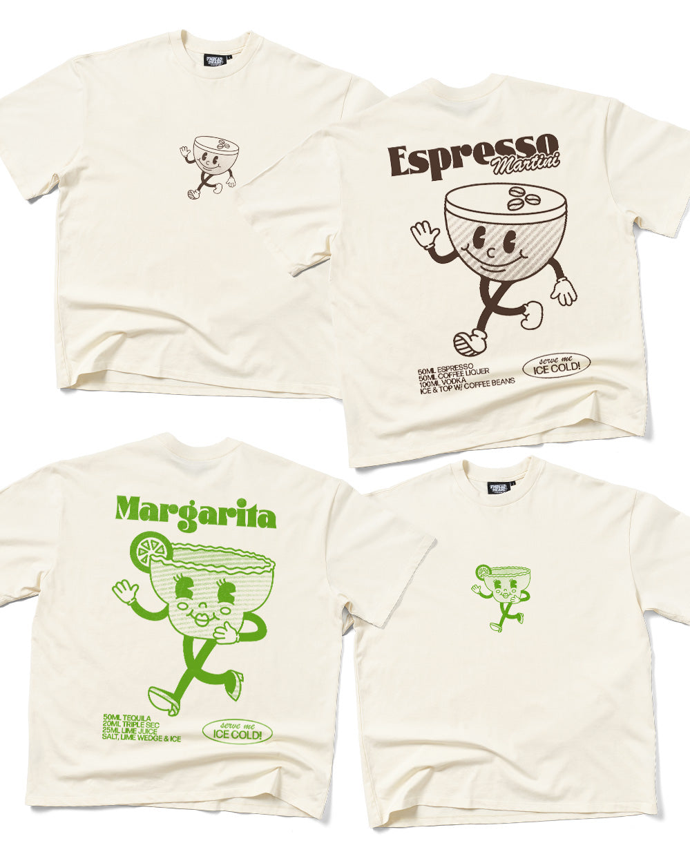 Cocktail Oversized 2 Tee Bundle Unisex