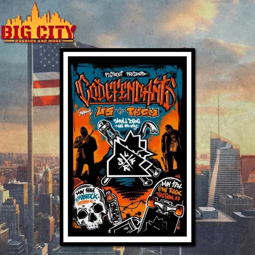 Codefendants Arizona Shows May 16-17 2026 Poster Shirt Unisex