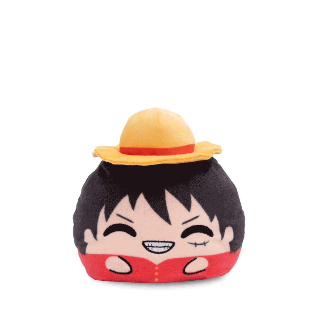 Luffy & Devil Fruit 4" Reversible Plushie Unisex
