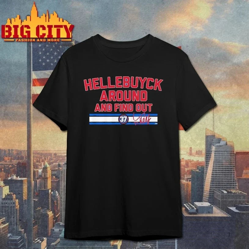 Connor Hellebuyck Around and Find Out signature Unisex