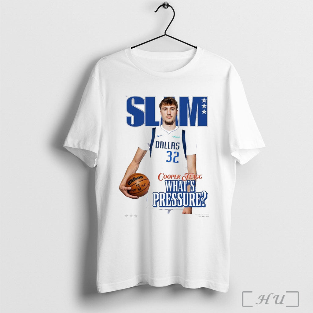 Cooper Flagg Slam Whats Pressure T Shirt Unisex