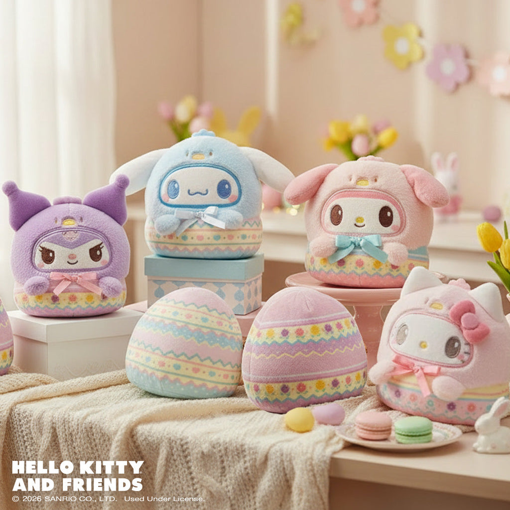 Easter Egg Cinnamoroll 4" Reversible Plushie Unisex