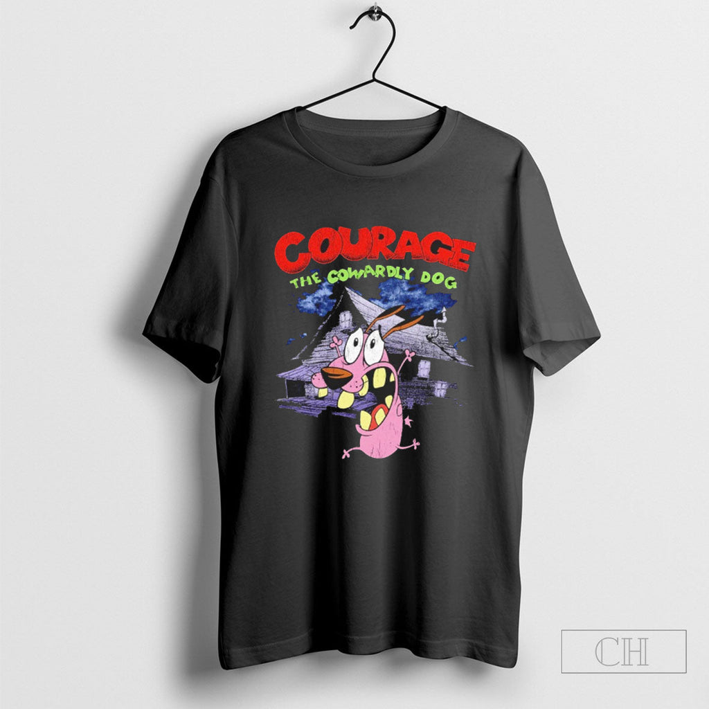 Courage The Cowardly Dog Halloween Shirt Unisex