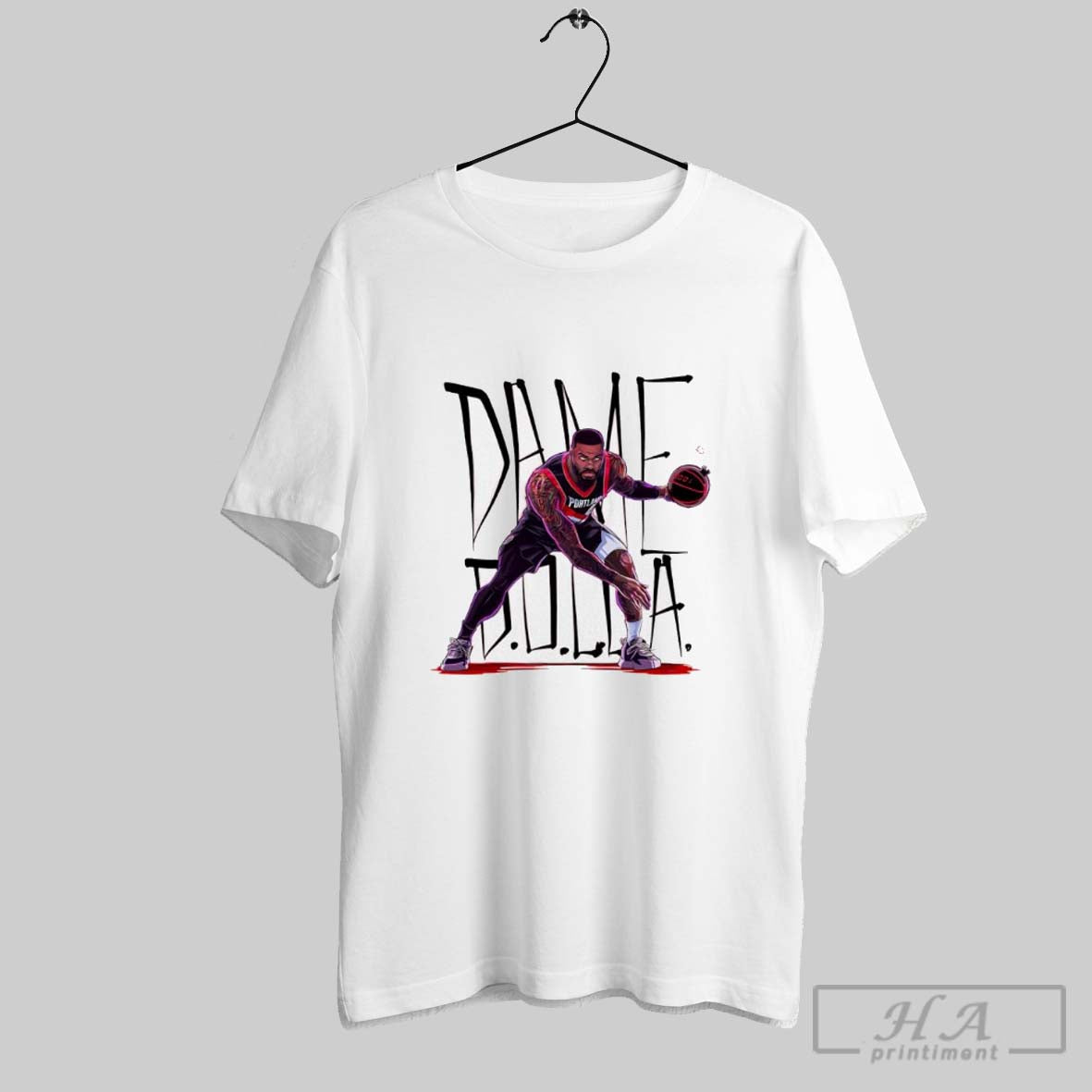 Damian Lillard Basketball Dame Time Superstar Moment Graphic Shirts Unisex