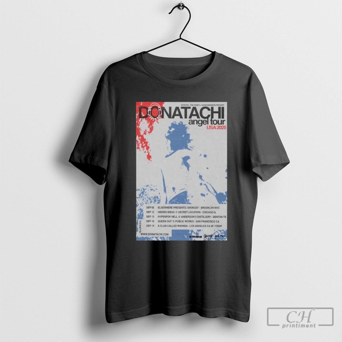 Donatachi Angel Tour Usa 2025 Poster T Shirts Unisex