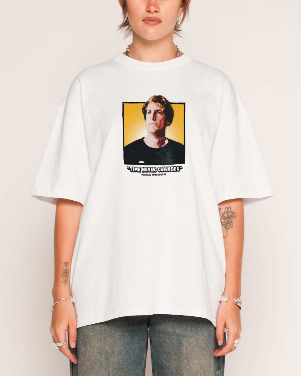 Time Never Changes Oversized Tee Unisex